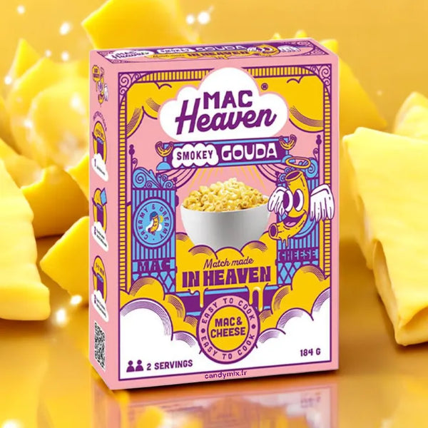 MacHeaven Gouda Afumată 184 g (macaroane cremoase cu brânză Gouda afumată)