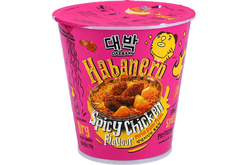 Daebak Habanero Spicy Chicken Noodles 79 gr.