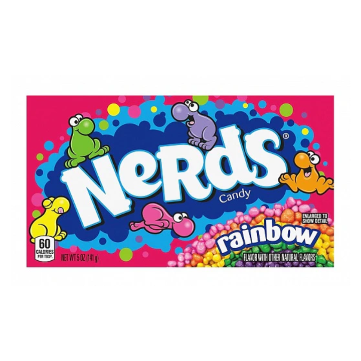 Nerds box Rainbow (USA) 141 gr.(bomboane crocante cu fructe)
