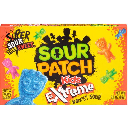 Sour Patch Extreme Box 99 gr. (jeleuri foarte acre)