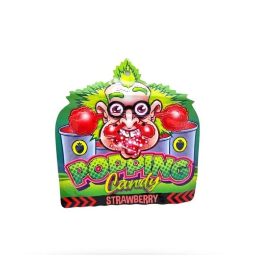 Dr. Sour Popping Candy Strawberry 15 gr.