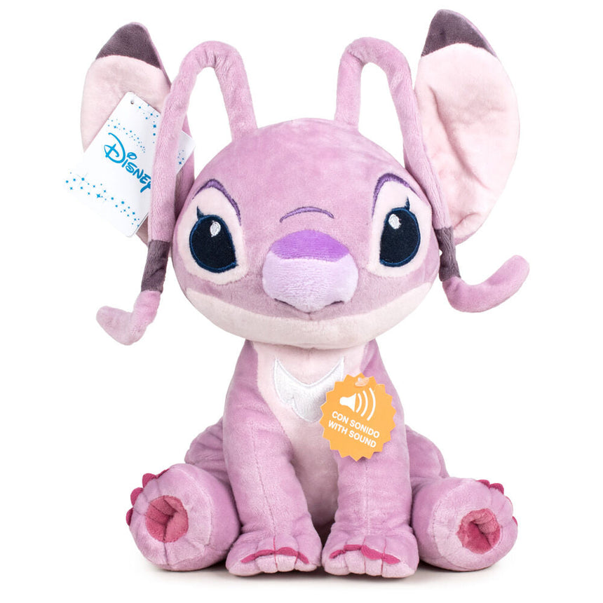 Jucărie de pluș Disney Stitch Angel cu 40 cm