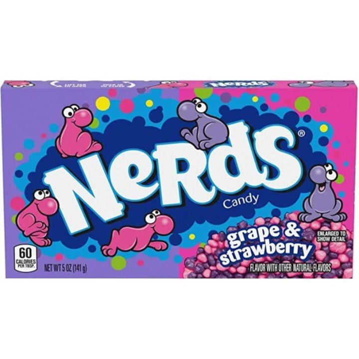 Nerds box Grape / Strawberry 142 gr.(bomboane crocante struguri&capsuni)